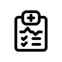 diagnosis line icon. Clean and minimalist icon for websites and mobile apps. vector