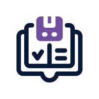 catalog duotone icon. Sleek and modern icon for websites, mobile apps, marketing materials, and corporate design. Fully scalable and ready to use. vector
