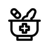 medicine concoction line icon. Clean and minimalist icon for websites and mobile apps. vector
