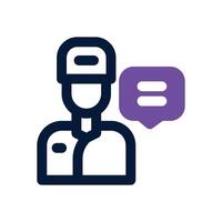 examination dual tone icon. Sleek and modern icon for websites and mobile apps. vector