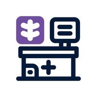 densitometry dual tone icon. Sleek and modern icon for websites and mobile apps. vector