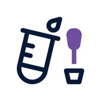 test duotone icon. Sleek and modern icon for websites, mobile apps, marketing materials, and corporate design. Fully scalable and ready to use. vector
