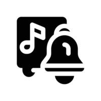 jingle glyph icon. Strong and solid icon for websites, mobile interfaces, presentations, and visual branding. High quality and easy to edit. vector
