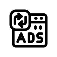 remarketing line icon. Clean and minimalist icon for websites, mobile apps, presentations, and logos. Fully scalable and customizable for any project. vector