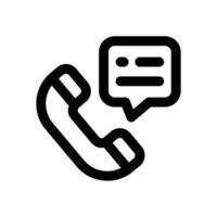 helpline line icon. Clean and minimalist icon for websites and mobile apps. vector