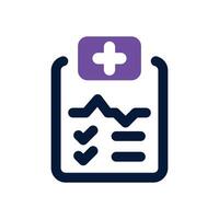diagnosis duotone icon. Sleek and modern icon for websites, mobile apps, marketing materials, and corporate design. Fully scalable and ready to use. vector