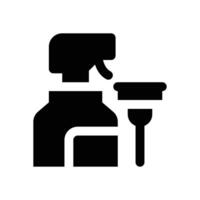 cleaning stuff glyph icon. Strong and solid icon for websites, mobile interfaces, presentations, and visual branding. High quality and easy to edit. vector