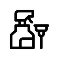 cleaning stuff line icon. Clean and minimalist icon for websites, mobile apps, presentations, and logos. Fully scalable and customizable for any project. vector