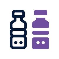 water bottle duotone icon. Sleek and modern icon for websites, mobile apps, marketing materials, and corporate design. Fully scalable and ready to use. vector