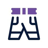 pant duotone icon. Sleek and modern icon for websites, mobile apps, marketing materials, and corporate design. Fully scalable and ready to use. vector