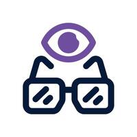 sunglasses duotone icon. Sleek and modern icon for websites, mobile apps, marketing materials, and corporate design. Fully scalable and ready to use. vector