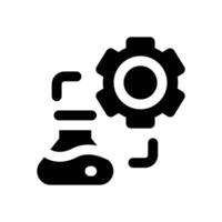bioengineering glyph icon. Strong and solid icon for websites and mobile apps. vector
