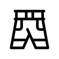 pant line icon. Clean and minimalist icon for websites, mobile apps, presentations, and logos. Fully scalable and customizable for any project. vector