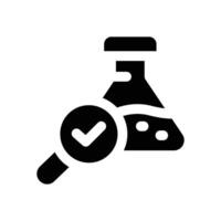 research glyph icon. Strong and solid icon for websites and mobile apps. vector
