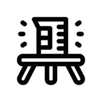 beaker line icon. Clean and minimalist icon for websites and mobile apps. vector
