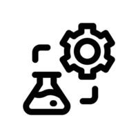 bioengineering line icon. Clean and minimalist icon for websites and mobile apps. vector