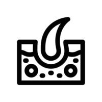 dermatology line icon. Clean and minimalist icon for websites and mobile apps. vector