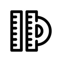 ruler line icon. Clean and minimalist icon for websites and mobile apps. vector