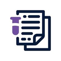 document duotone icon. Sleek and modern icon for websites, mobile apps, marketing materials, and corporate design. Fully scalable and ready to use. vector