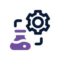 bioengineering dual tone icon. Sleek and modern icon for websites and mobile apps. vector