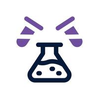 experiment dual tone icon. Sleek and modern icon for websites and mobile apps. vector