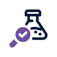 research dual tone icon. Sleek and modern icon for websites and mobile apps. vector