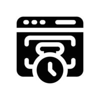 website speed glyph icon. Strong and solid icon for websites, mobile interfaces, presentations, and visual branding. High quality and easy to edit. vector