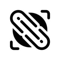 link glyph icon. Strong and solid icon for websites, mobile interfaces, presentations, and visual branding. High quality and easy to edit. vector