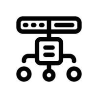 sitemap line icon. Clean and minimalist icon for websites and mobile apps. vector