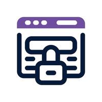 confidentiality duotone icon. Sleek and modern icon for websites, mobile apps, marketing materials, and corporate design. Fully scalable and ready to use. vector