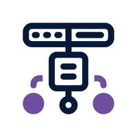 sitemap duotone icon. Sleek and modern icon for websites, mobile apps, marketing materials, and corporate design. Fully scalable and ready to use. vector