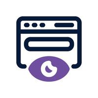 page view duotone icon. Sleek and modern icon for websites, mobile apps, marketing materials, and corporate design. Fully scalable and ready to use. vector