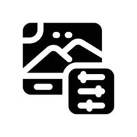 image editing glyph icon. Strong and solid icon for websites and mobile apps. vector