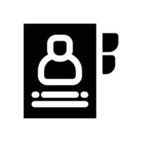 contact glyph icon. Strong and solid icon for websites, mobile interfaces, presentations, and visual branding. High quality and easy to edit. vector