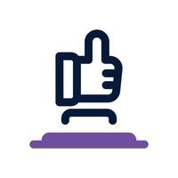 like duotone icon. Sleek and modern icon for websites, mobile apps, marketing materials, and corporate design. Fully scalable and ready to use. vector