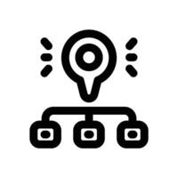 site map line icon. Clean and minimalist icon for websites and mobile apps. vector