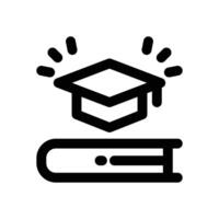 education marketing line icon. Clean and minimalist icon for websites and mobile apps. vector