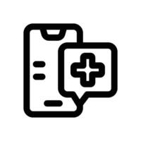 healthcare line icon. Clean and minimalist icon for websites and mobile apps. vector