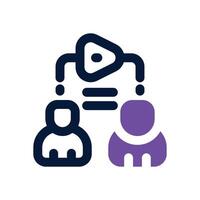 call duotone icon. Sleek and modern icon for websites, mobile apps, marketing materials, and corporate design. Fully scalable and ready to use. vector