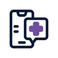 healthcare duotone icon. Sleek and modern icon for websites, mobile apps, marketing materials, and corporate design. Fully scalable and ready to use. vector