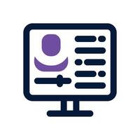 platform duotone icon. Sleek and modern icon for websites, mobile apps, marketing materials, and corporate design. Fully scalable and ready to use. vector