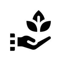 service glyph icon. Strong and solid icon for websites and mobile apps. vector