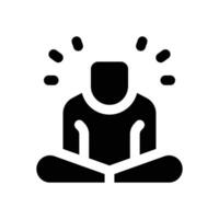 mediation glyph icon. Strong and solid icon for websites and mobile apps. vector