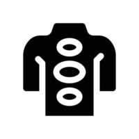 message glyph icon. Strong and solid icon for websites, mobile interfaces, presentations, and visual branding. High quality and easy to edit. vector