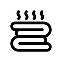towel line icon. Clean and minimalist icon for websites and mobile apps. vector