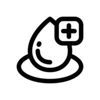 hydrotherapy line icon. Clean and minimalist icon for websites and mobile apps. vector