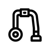 physiotherapy line icon. Clean and minimalist icon for websites and mobile apps. vector
