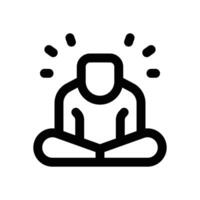 mediation line icon. Clean and minimalist icon for websites and mobile apps. vector