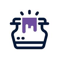 honey dual tone icon. Sleek and modern icon for websites and mobile apps. vector
