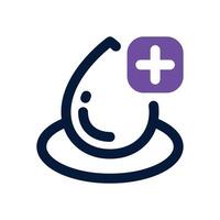 hydrotherapy dual tone icon. Sleek and modern icon for websites and mobile apps. vector